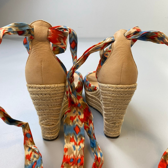 UGG Espadrille Wedge Sandals Women’s 6 Summer Boho Revival Elevated Southwest - Picture 8 of 13